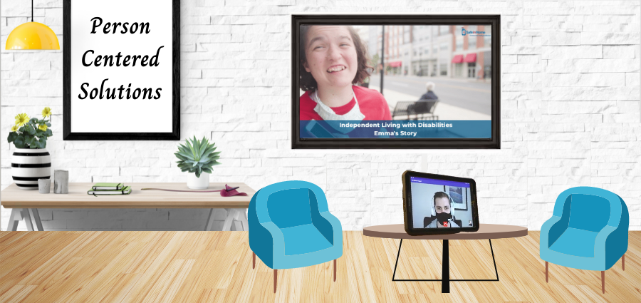 Ohio Tech Summit SafeinHome Image with Person Centered Solutions and Emma Video